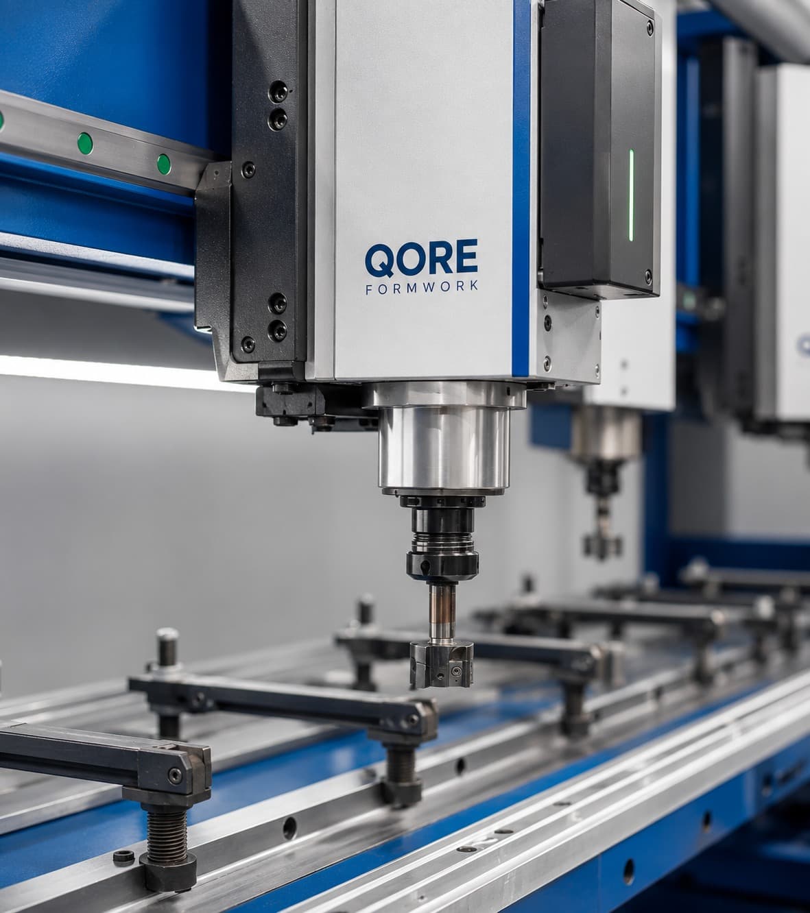 QORE Multi-Axis CNC Milling Spindle Drilling Tie-Pin Holes